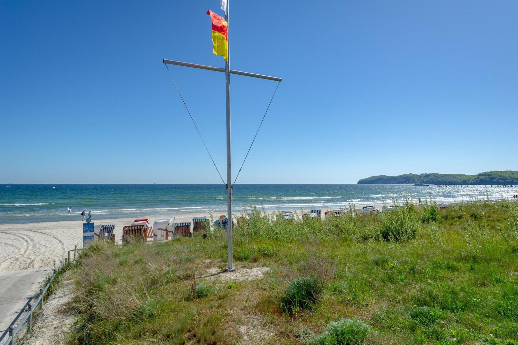 Seitlicher Meerblick, Nur 50 Meter Zum Strand Binz Εξωτερικό φωτογραφία